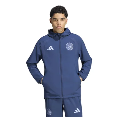 Ajax Tiro Travel trainingsjack 2026/2027 (voorkant, donkerblauw)