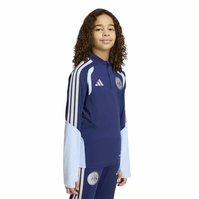 Ajax trainingstrui 1/4-zip kids 2026/2027 (donkerblauw met lichtblauw)